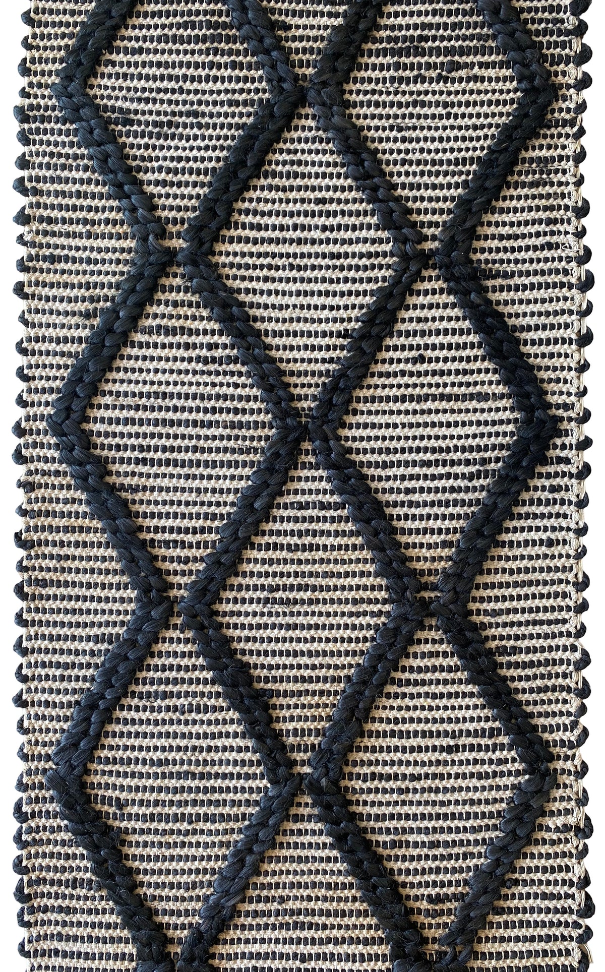 Harlow Diamond Rug - Black