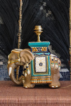 Load image into Gallery viewer, Vintage Elephant Lamp Base - Taupe
