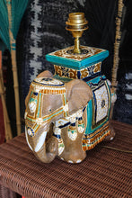 Load image into Gallery viewer, Vintage Elephant Lamp Base - Taupe
