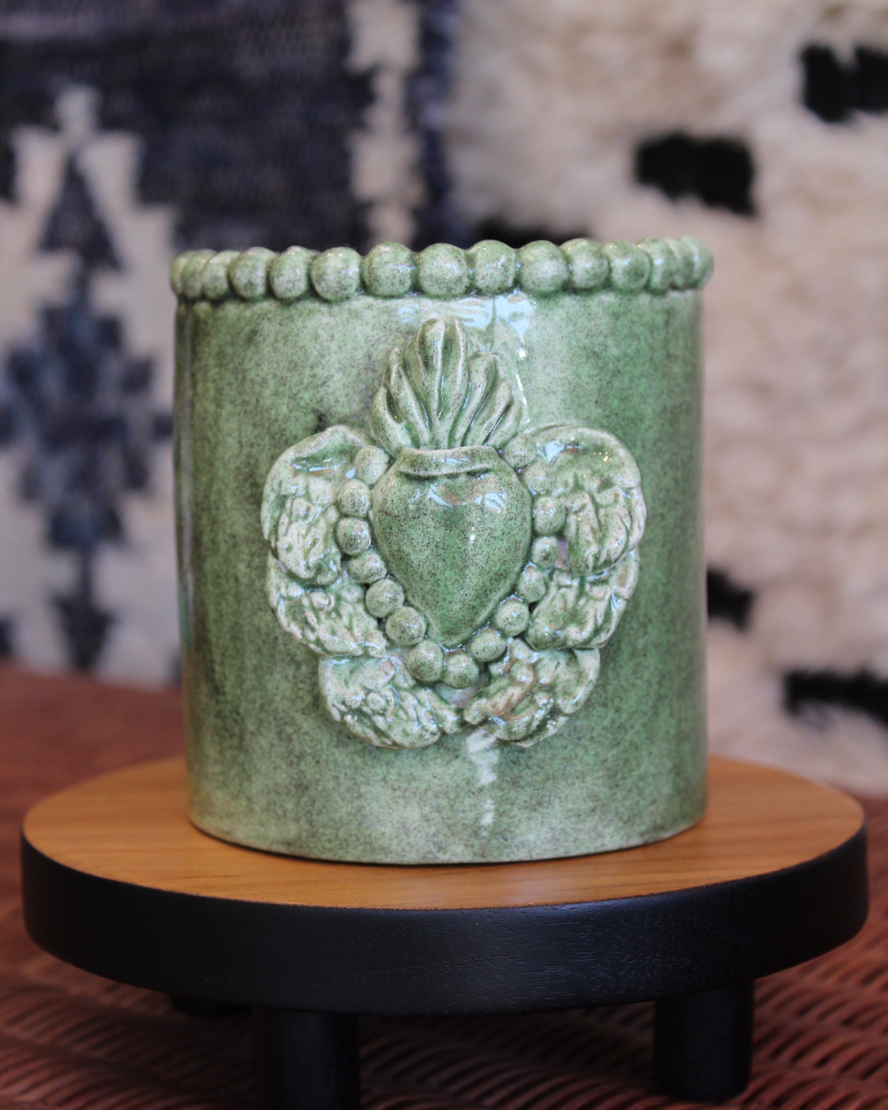 Cuore Cylindrette Vase - Sage