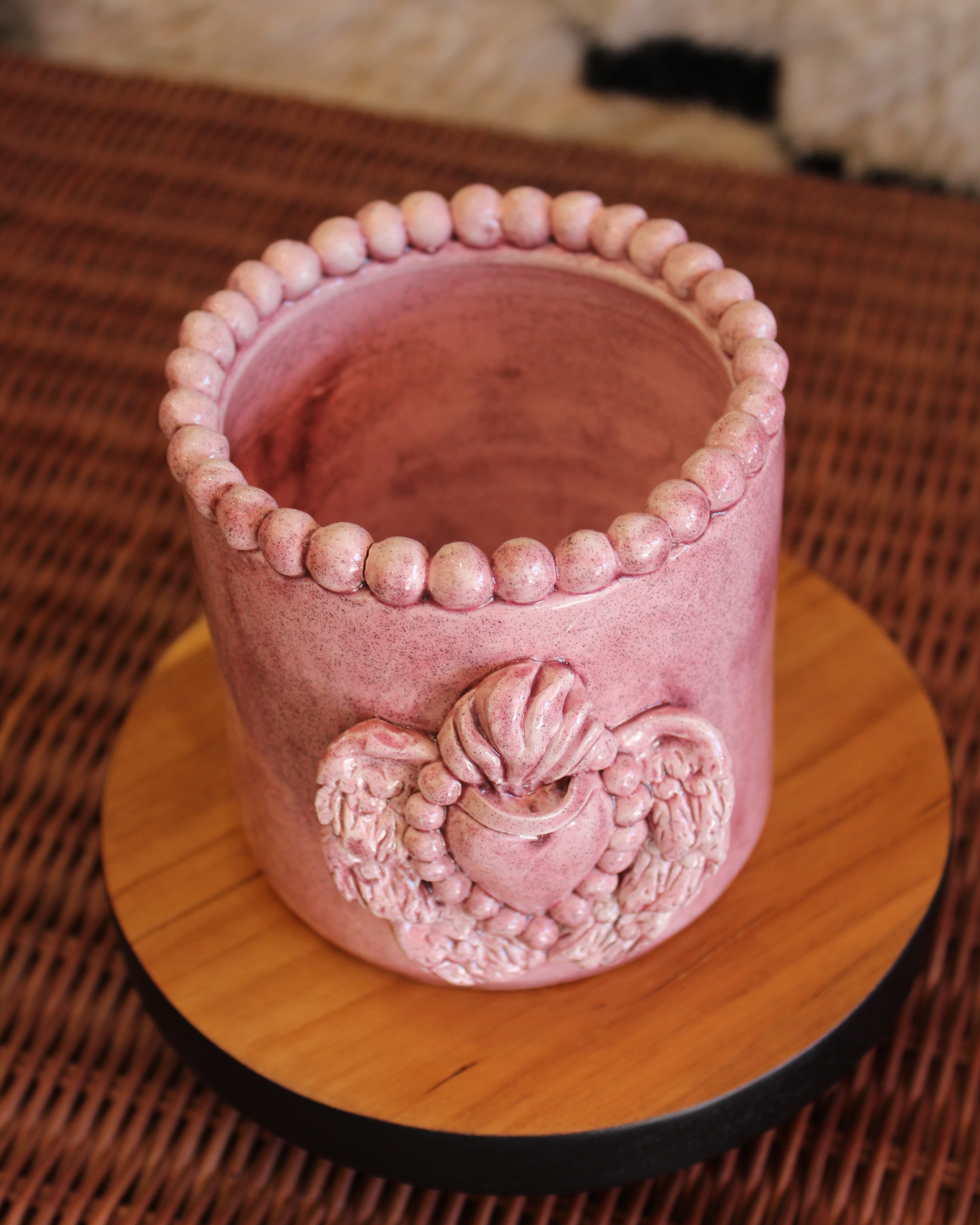 Cuore Cylindrette Vase - Pink