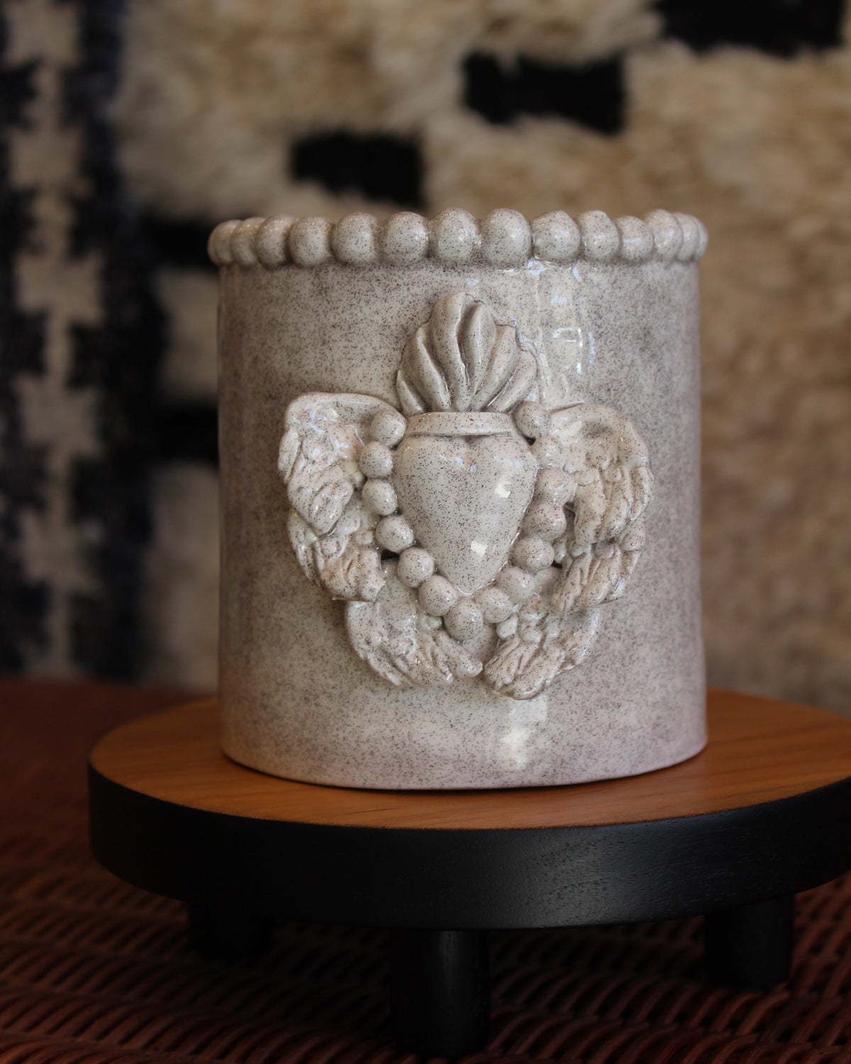 Cuore Cylindrette Vase - White