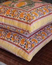 Load image into Gallery viewer, Blockprint Cushion Cover Set - Dandelion Blossom

