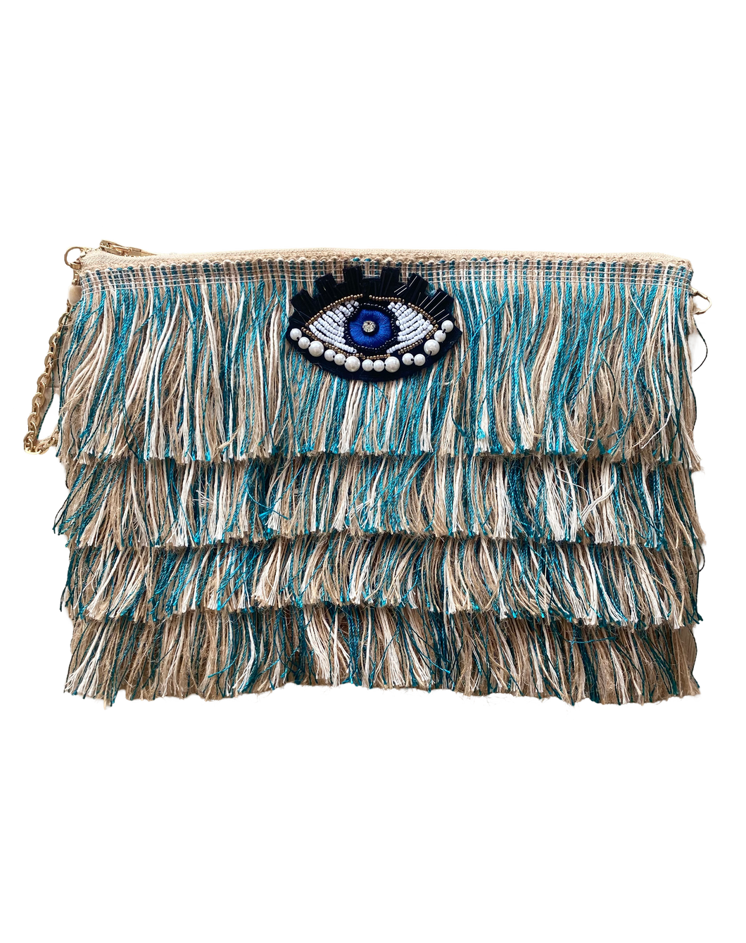 Fofi Clutch - Blue