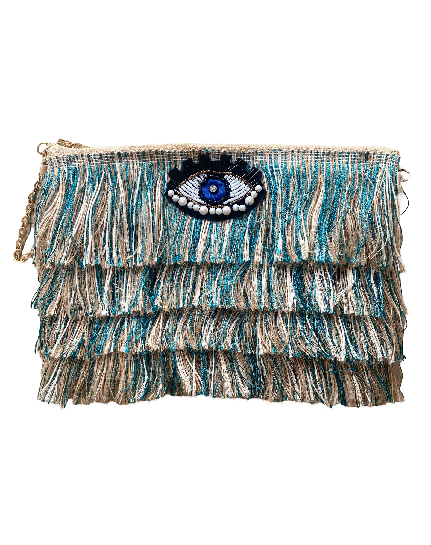 Fofi Clutch - Blue