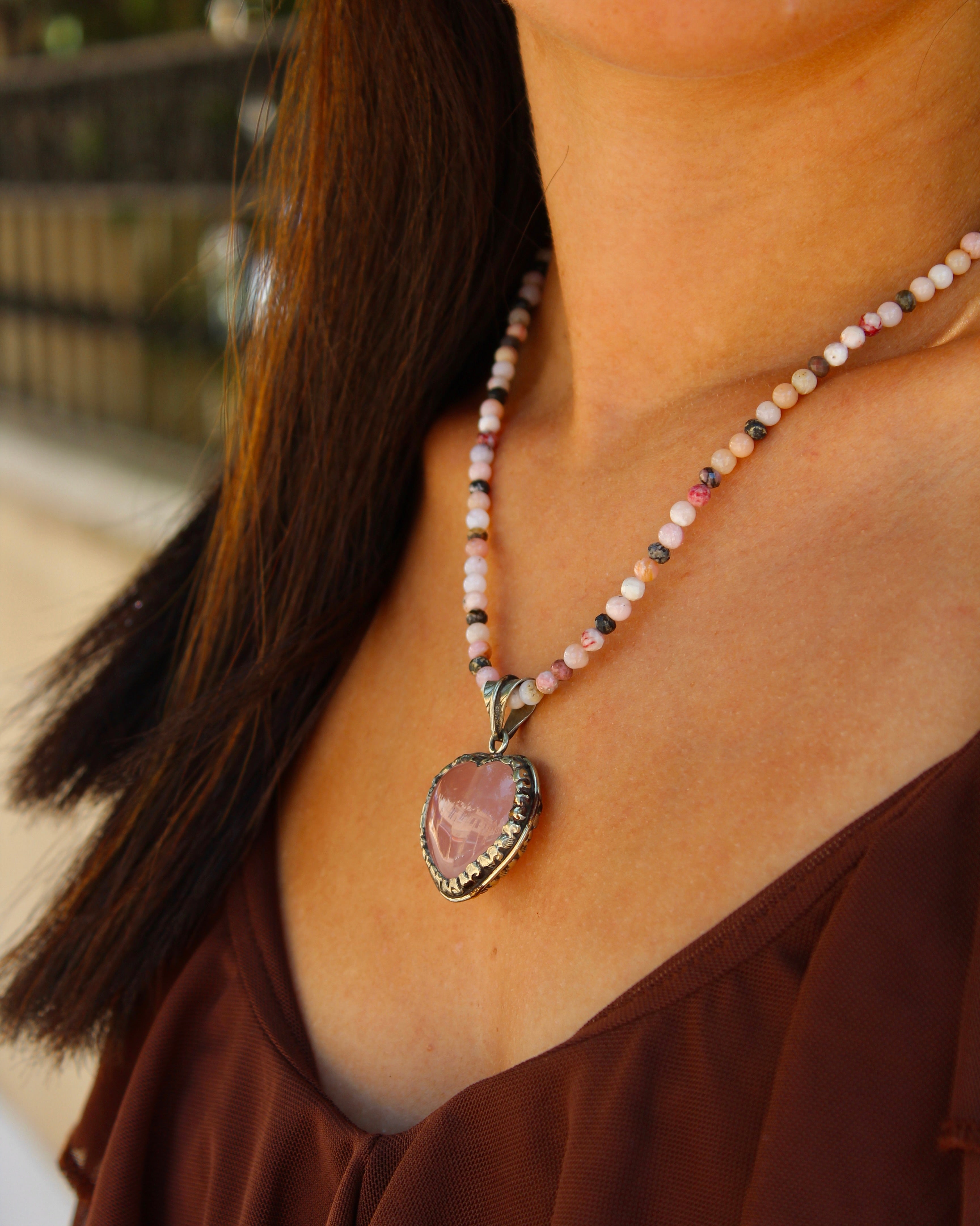 Tibetan Quartz Heart
