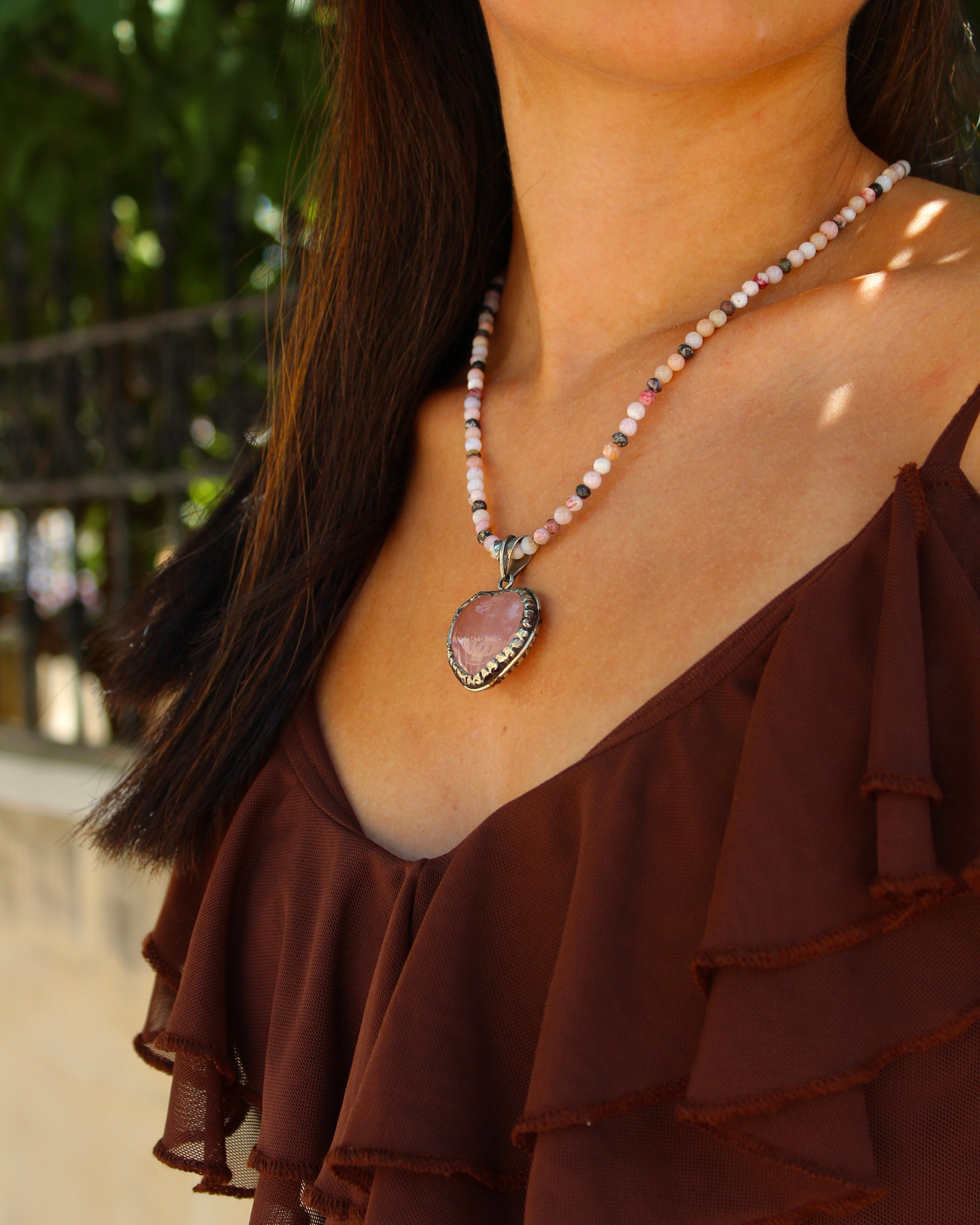 Tibetan Quartz Heart