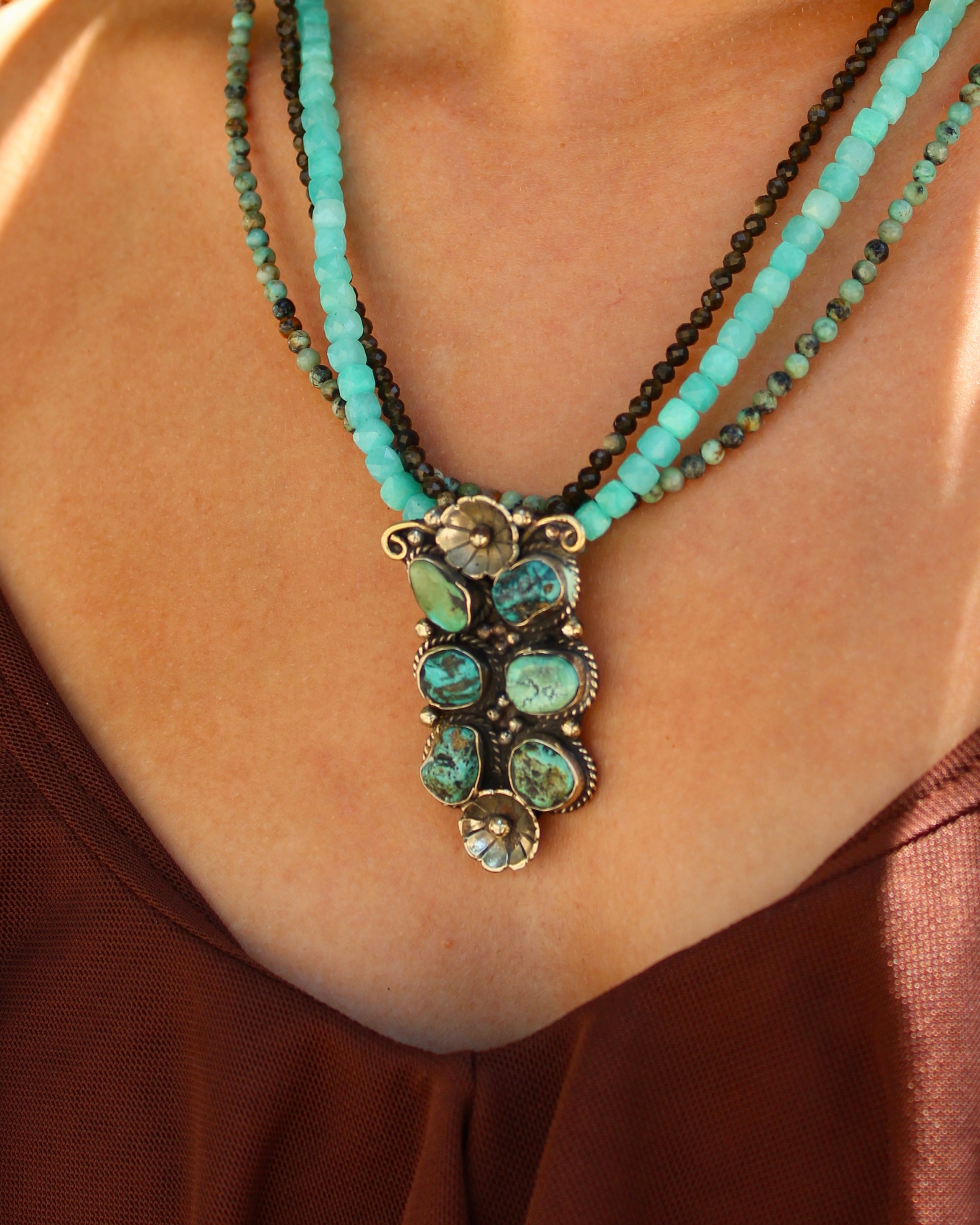 Tibetan Turquoise Pendant