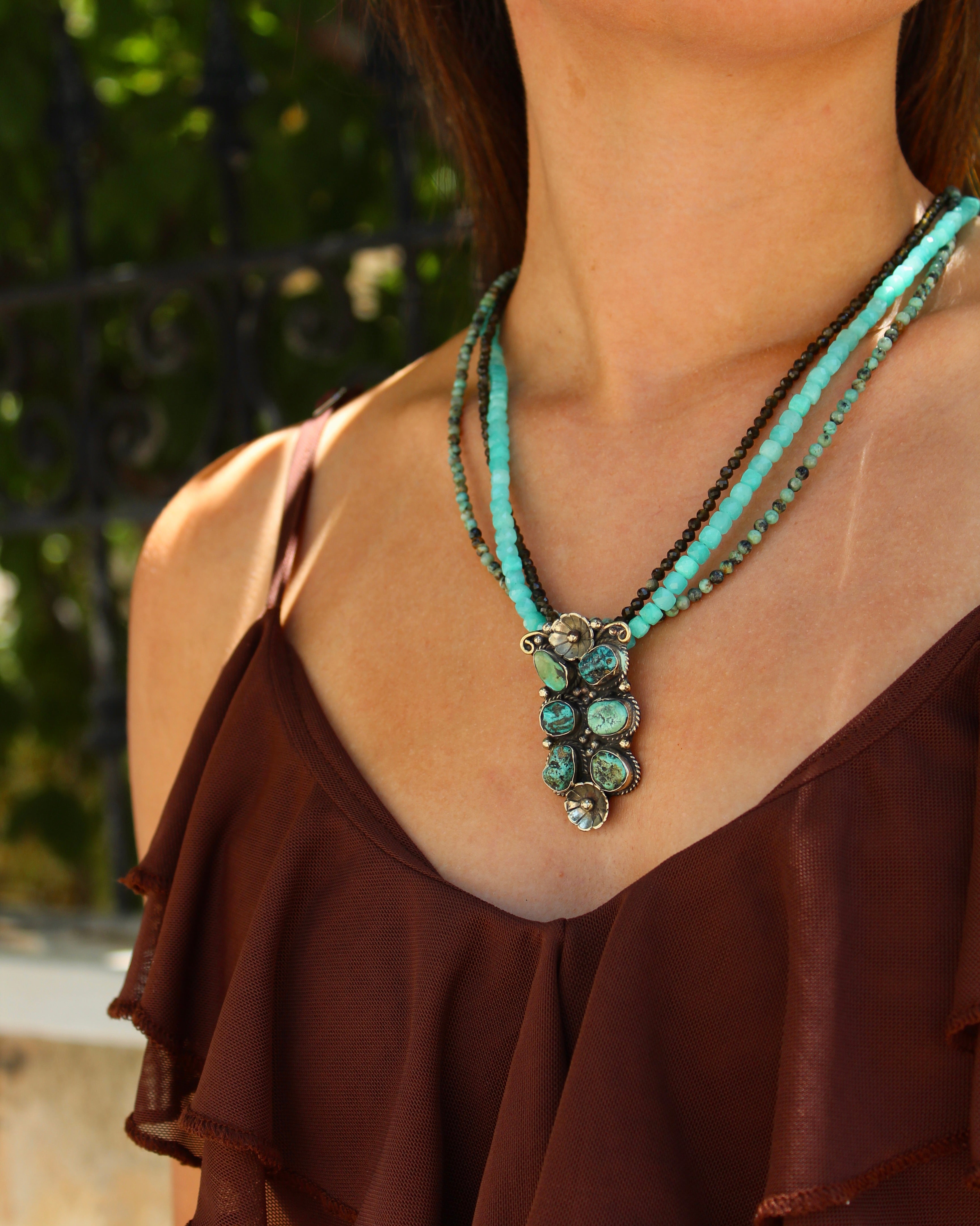 Tibetan Turquoise Pendant
