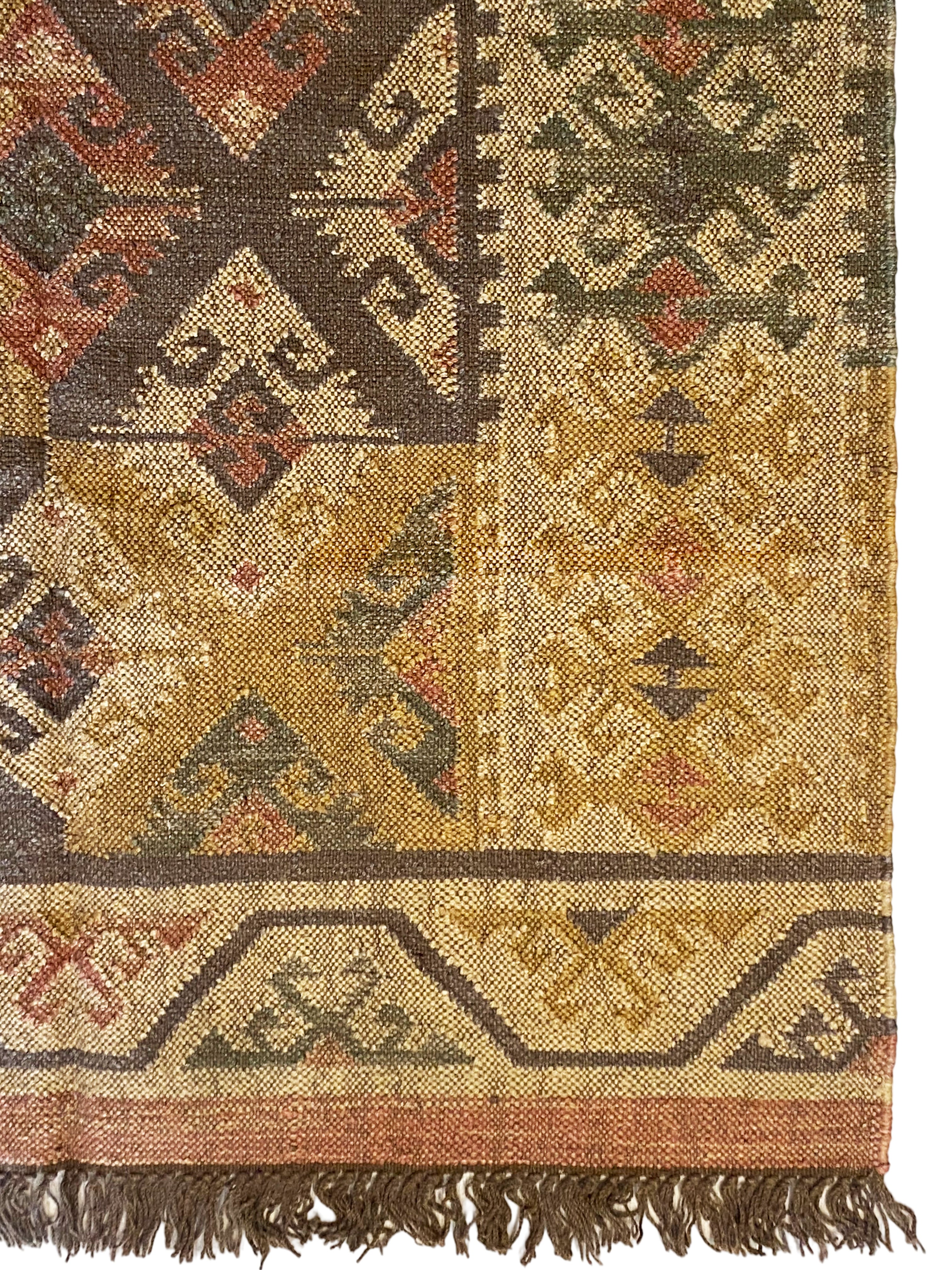 Golden Thar Rug - Multicoloured / Jute 120 x 180cm