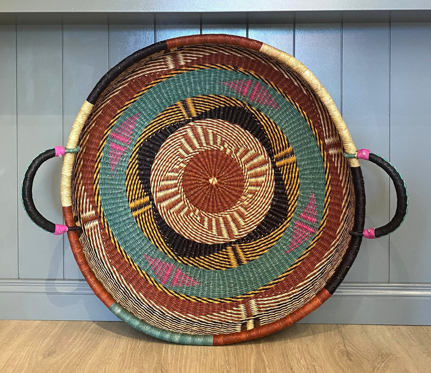 Basket Tray - Turquoise