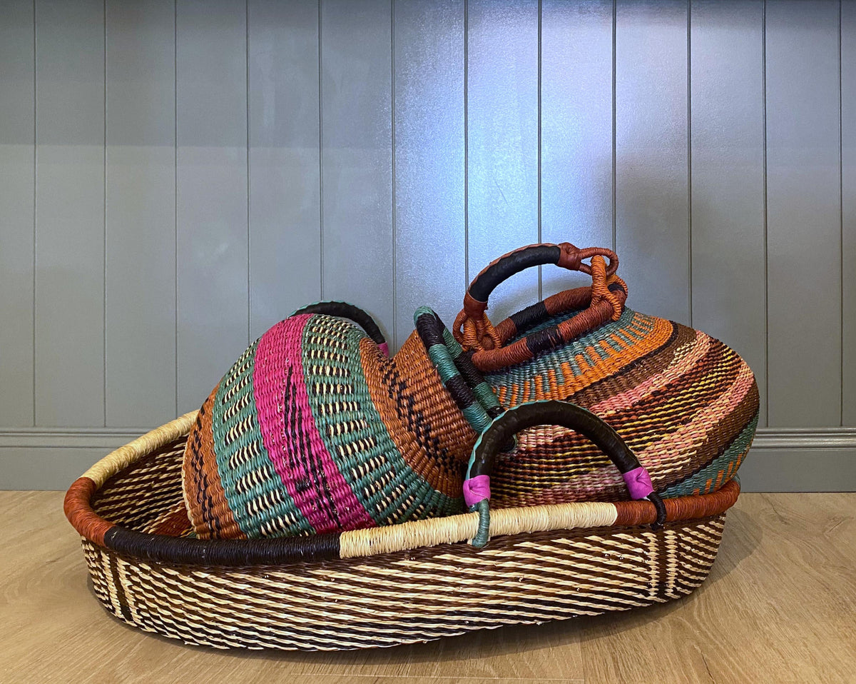 Basket Tray - Turquoise