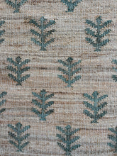 Load image into Gallery viewer, Jute Motif Rug - Natural / Green 150 x 240cm
