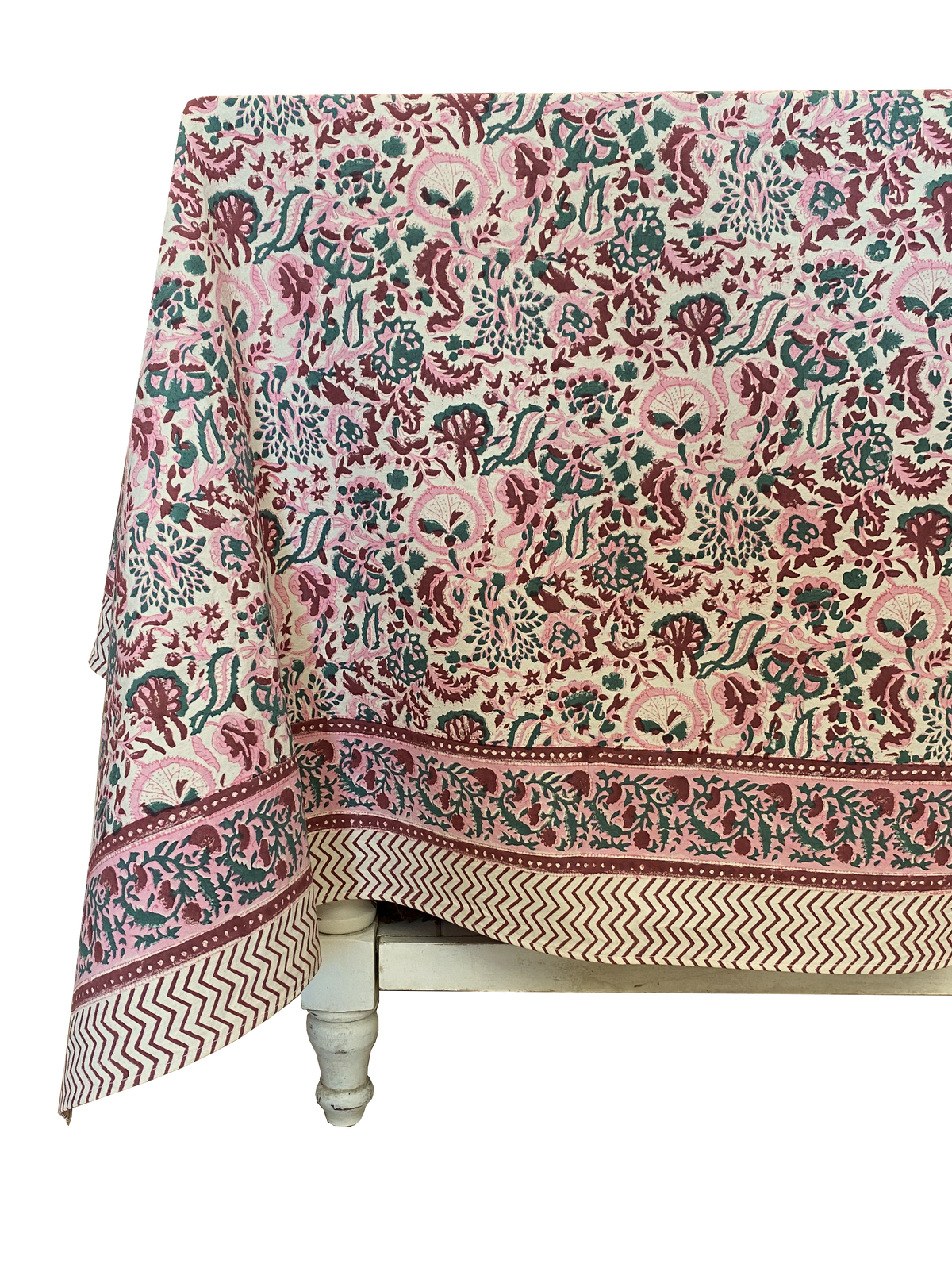 Pink Meadow Tablecloth