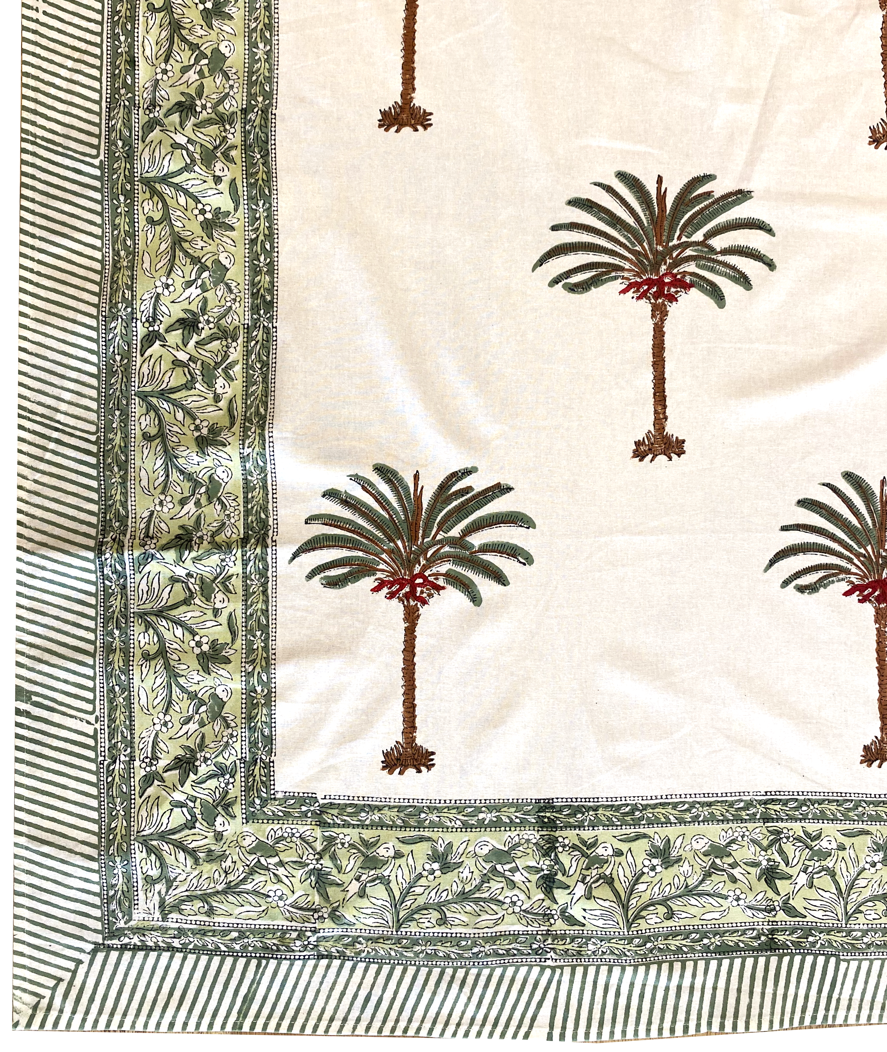 Green Palms Tablecloth
