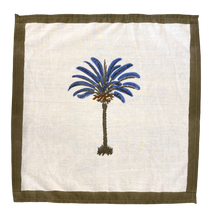 Load image into Gallery viewer, Blue Palms Napkins
