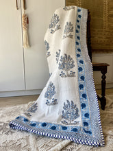 Load image into Gallery viewer, Blue Trees Quilt - King
