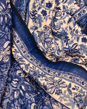 Load image into Gallery viewer, Wild Bloom Blue Quilt - King
