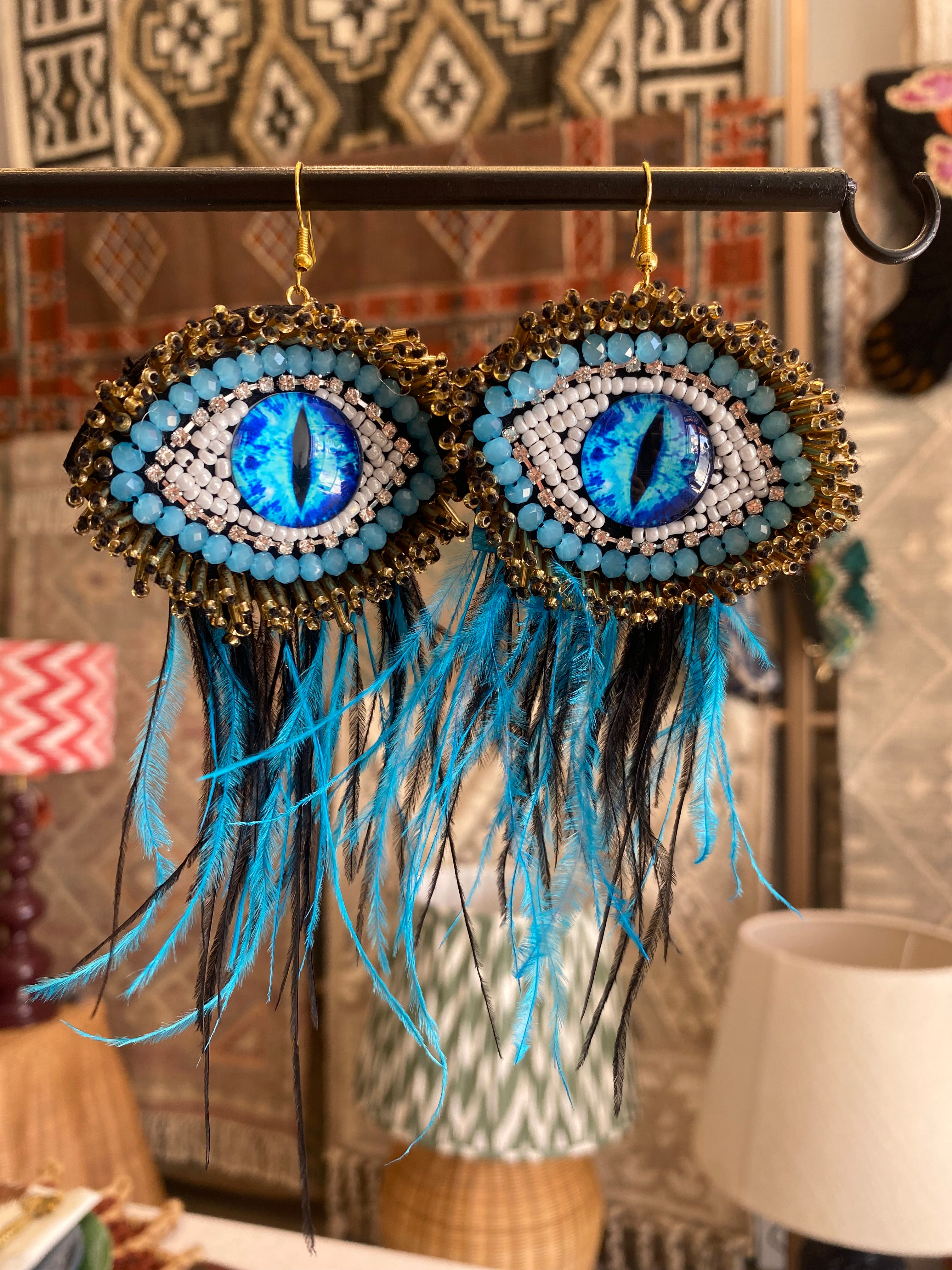 Amelia Feather Earrings