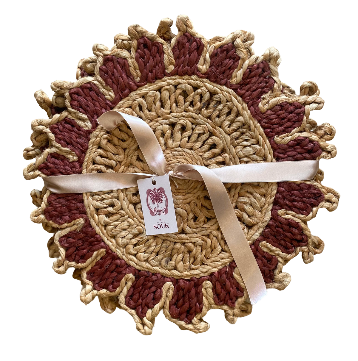 Ivy Placemats - Crimson - Set of 4