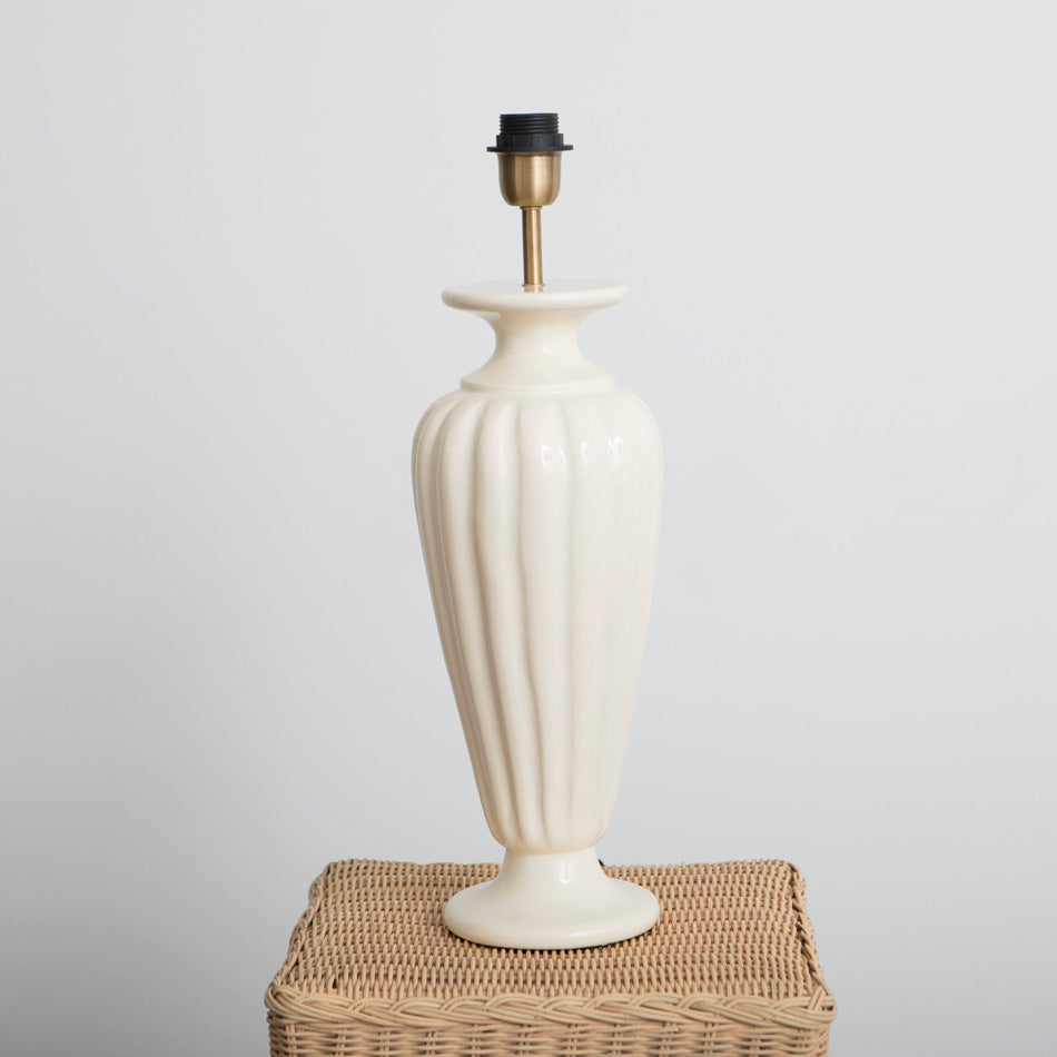 Isla Table Lamp Base - Cream