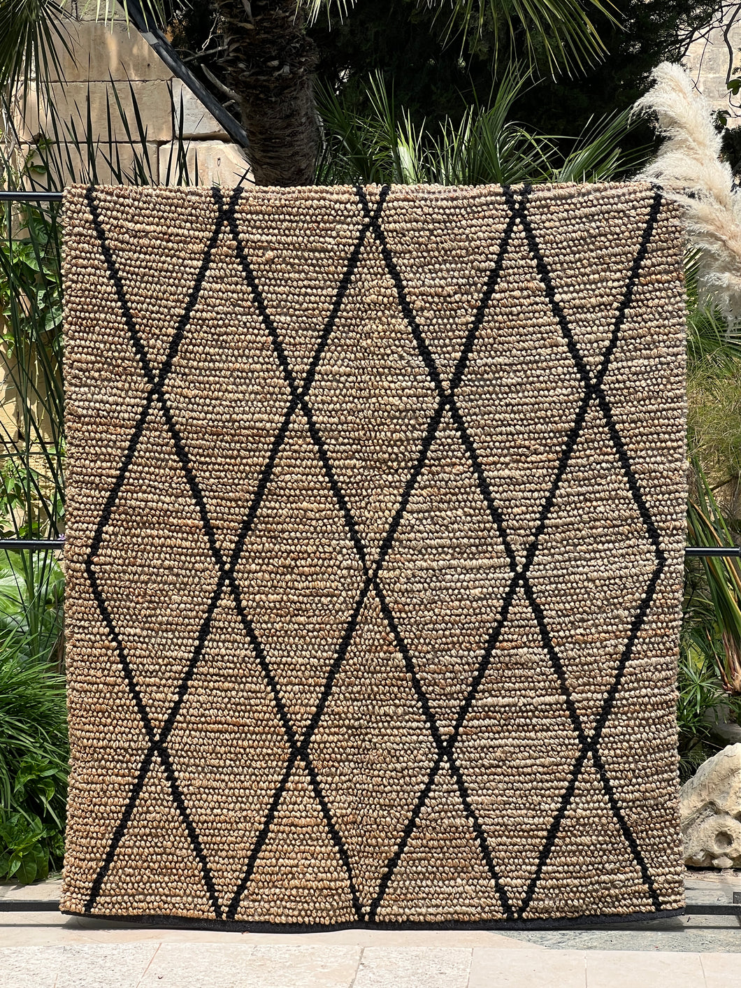  JuteRug-Neutral160x230cm103, Front Side