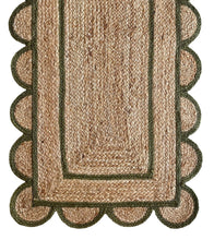 Load image into Gallery viewer, Scallop Jute Rug
