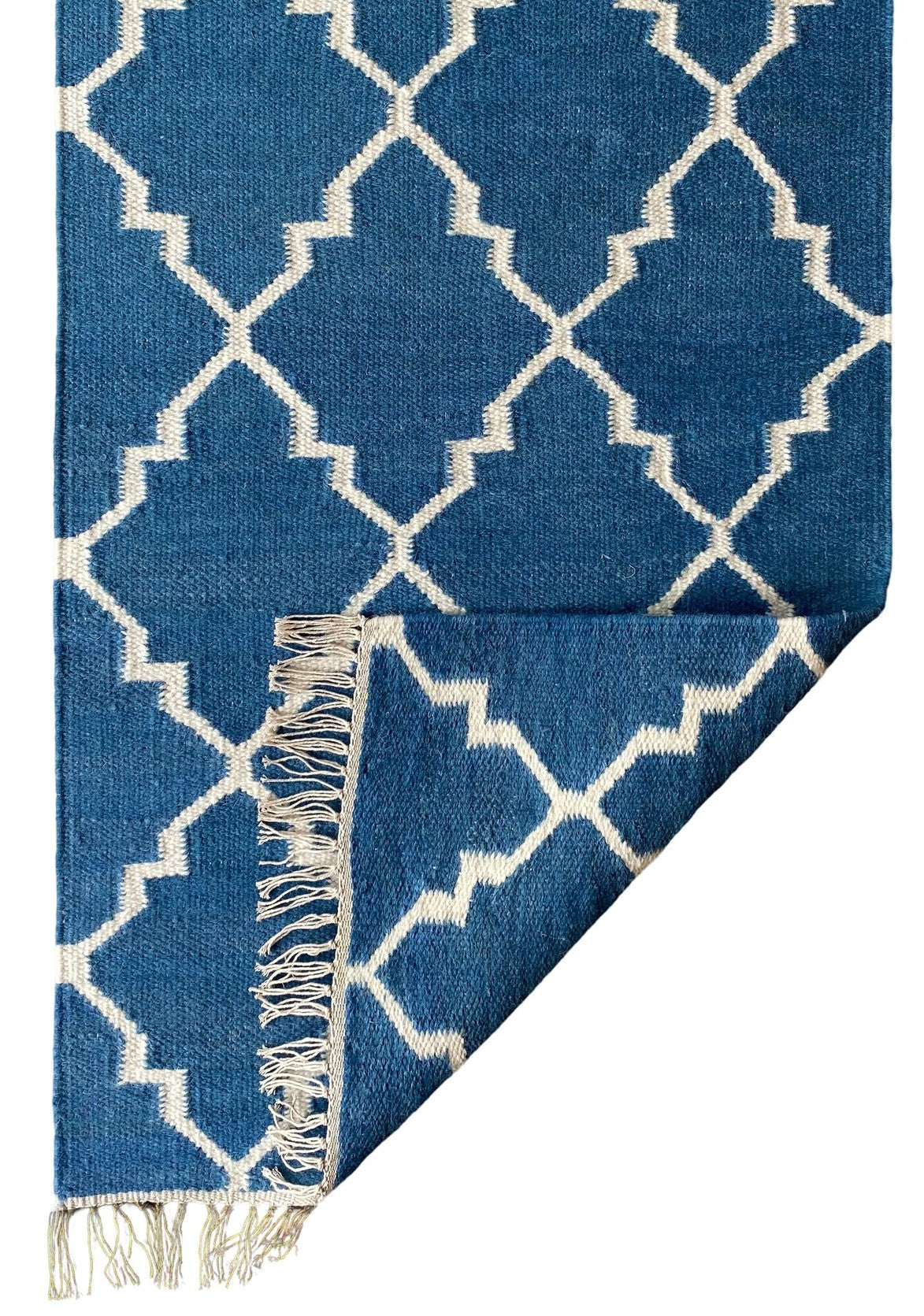 Oxford Trellis Rug - Marine