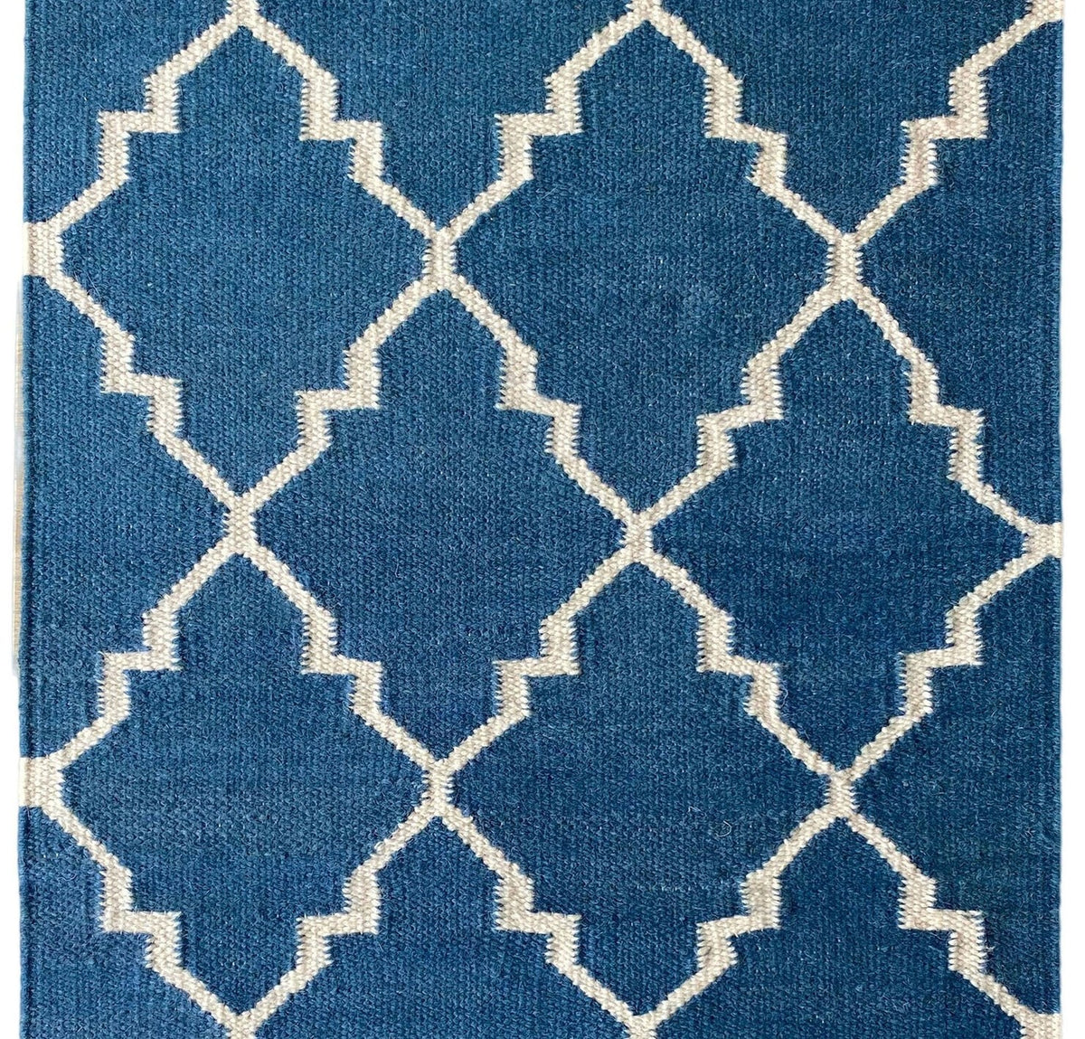 Oxford Trellis Rug - Marine