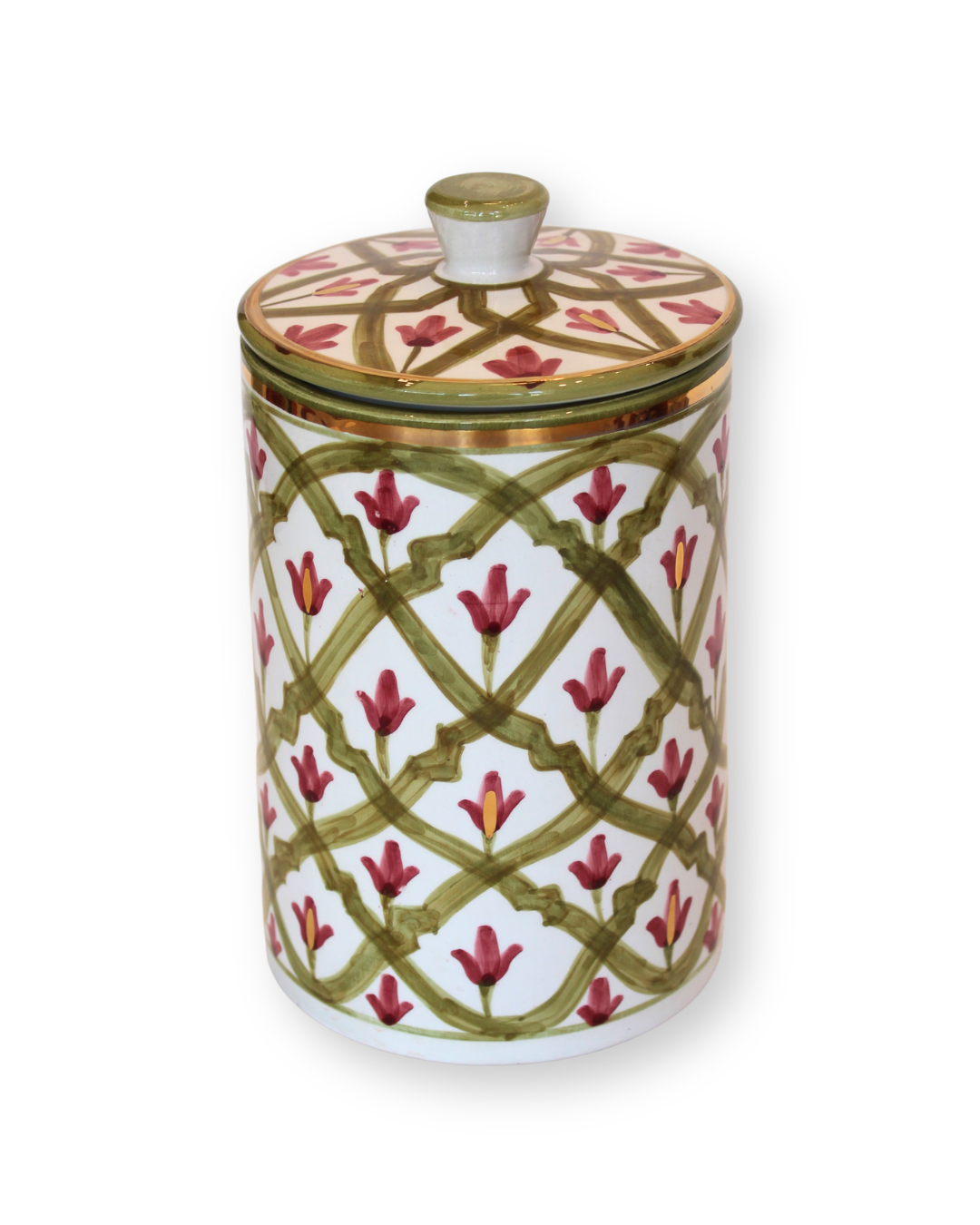 Lmida Khaki & Aubergine Box - Large