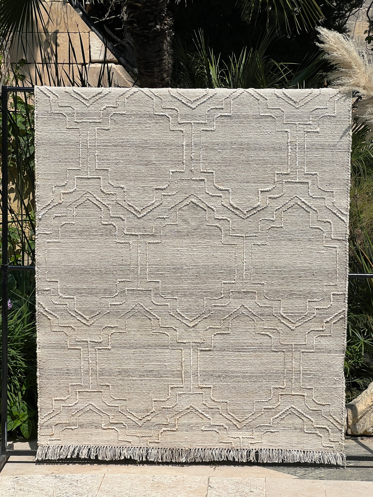     LunaKilim-Neutral155x247cm, Front Side