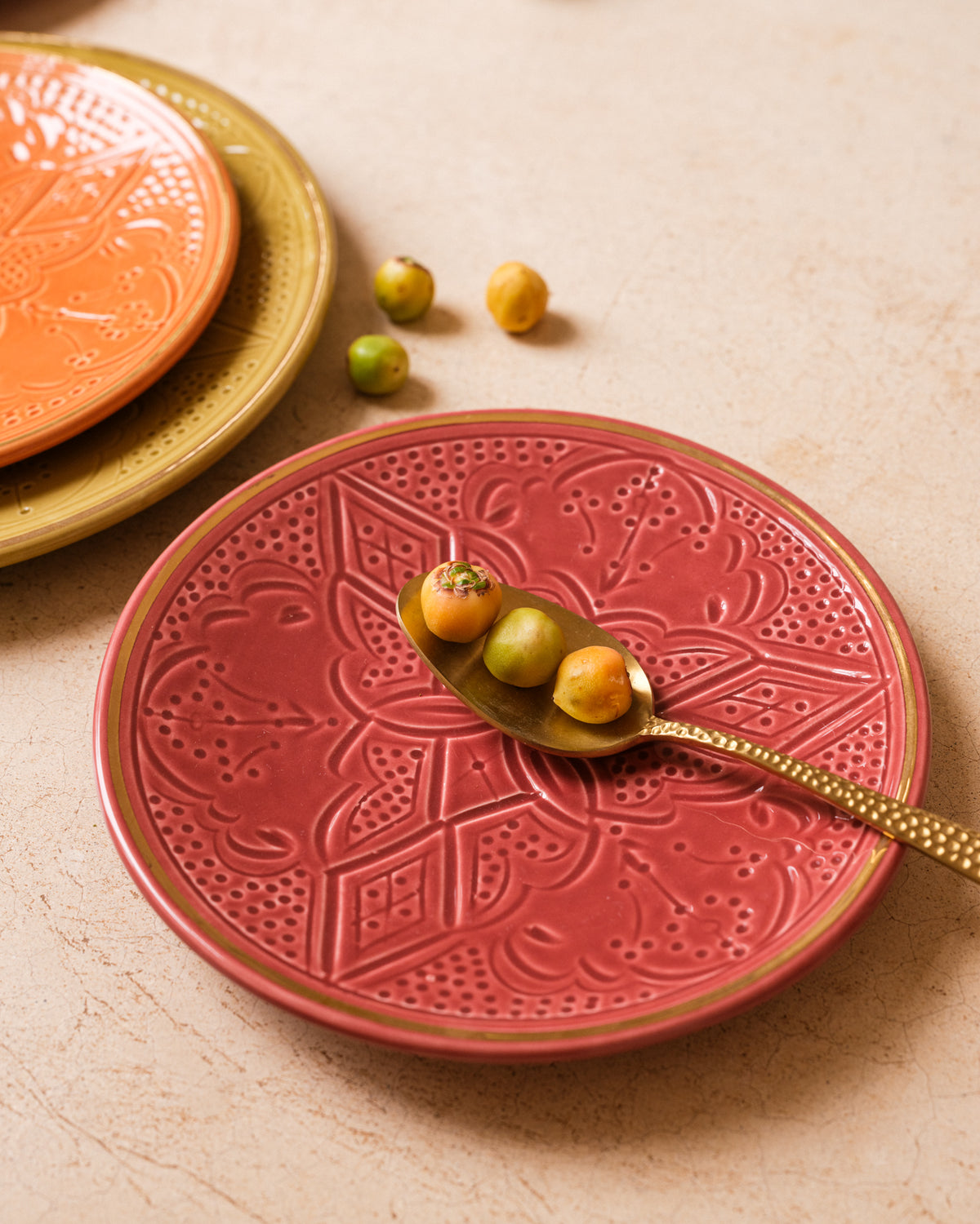 Empreinte Aubergine Plate - Medium