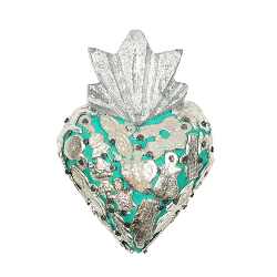 Gilded Heart Turquiose Mini