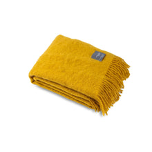 Load image into Gallery viewer, Mohair Blanket Mustard
