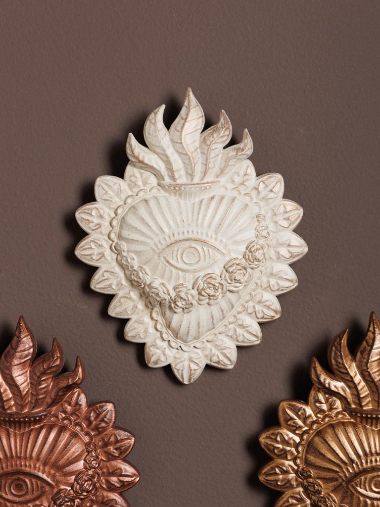 Ojo del Amore Wall Ornament - White