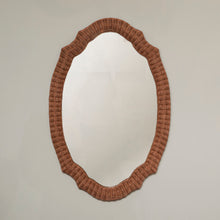 Load image into Gallery viewer, Ornate Rattan Mirror
