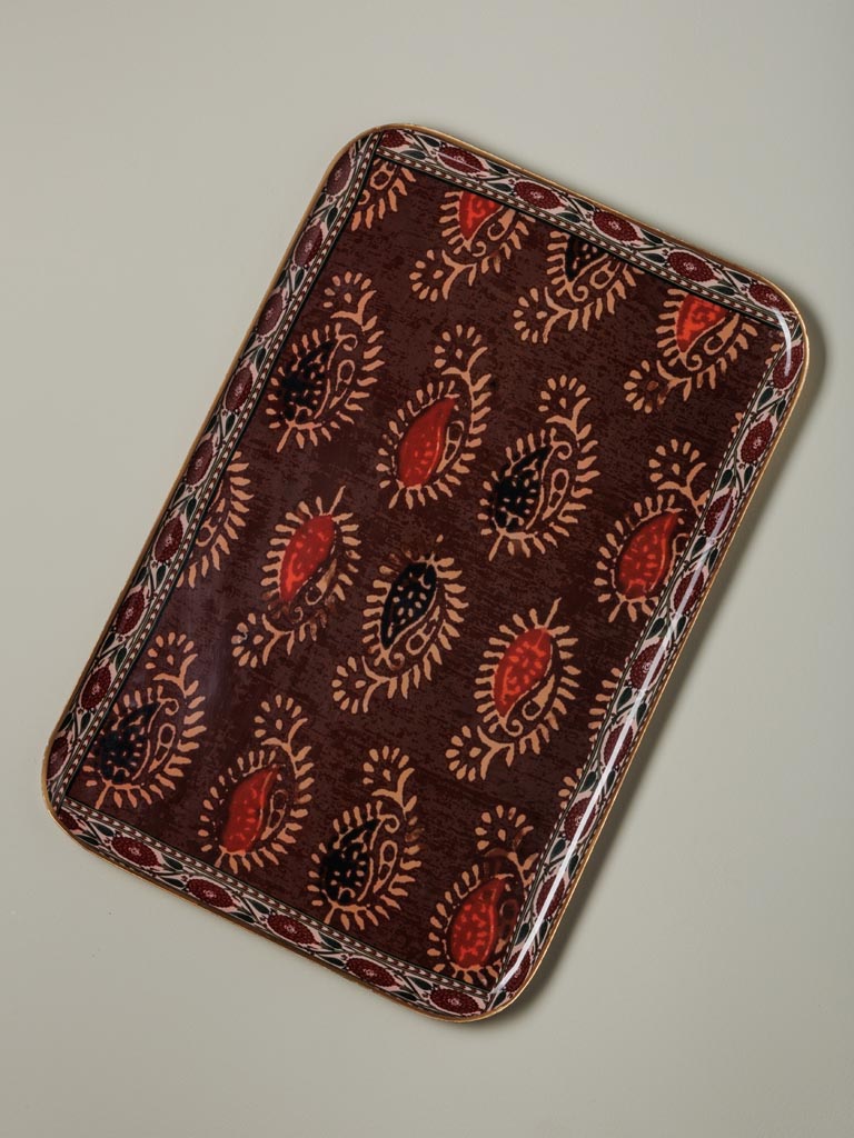 Phthalo Tray Burgundy - Large