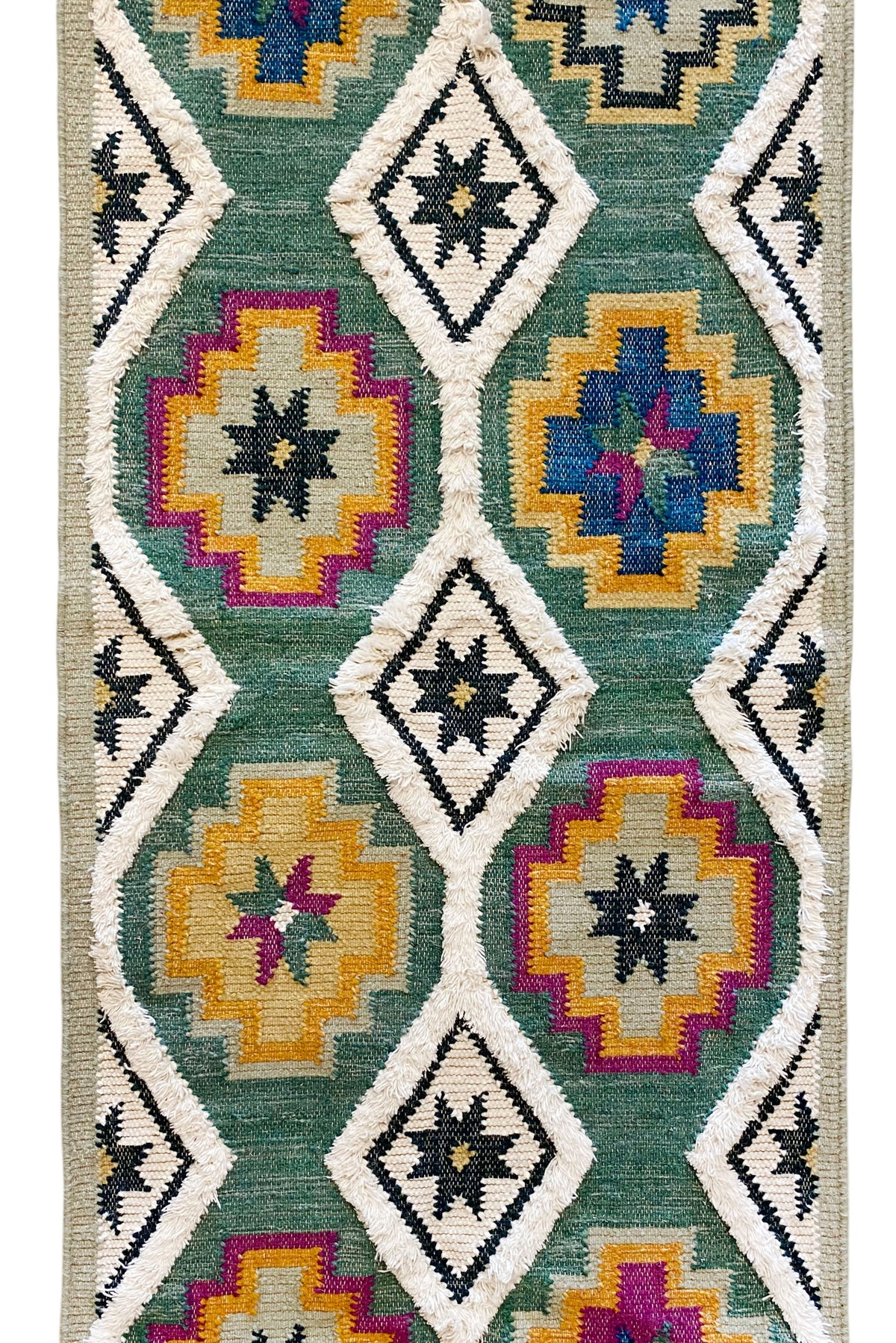 Raaz Runner Green - 80x270cm
