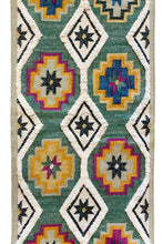 Load image into Gallery viewer, Raaz Runner Green - 150x240cm
