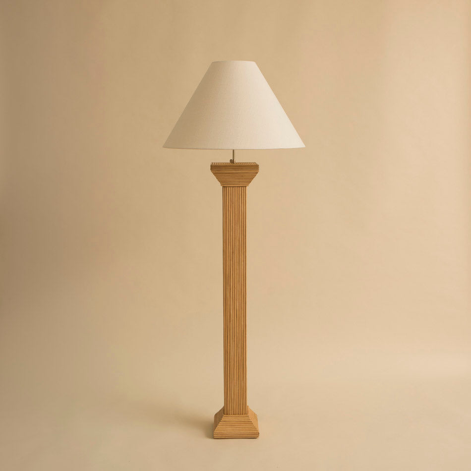 Rae Rattan Floor Lamp