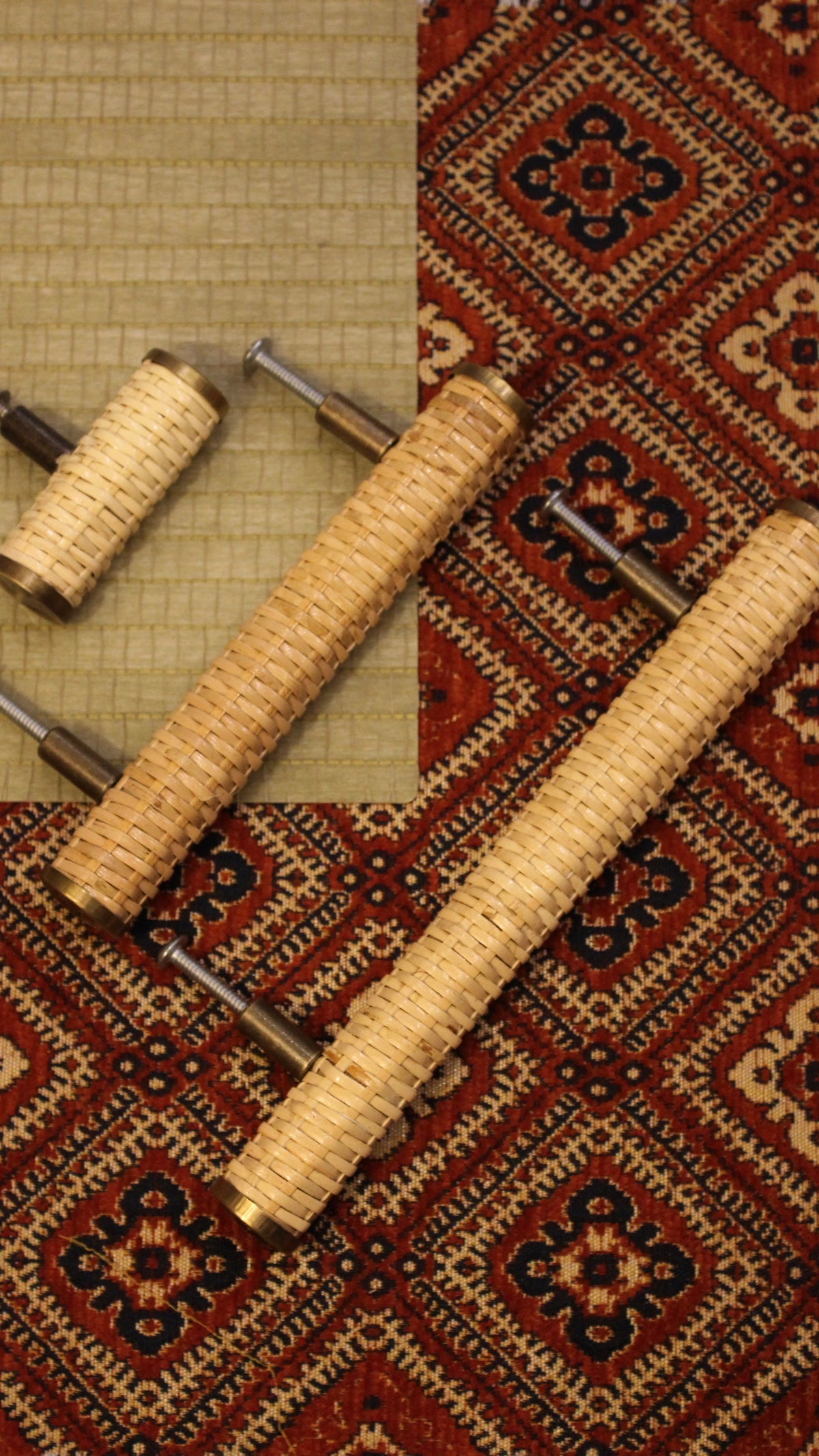 Riley Rattan Natural Handle - Medium