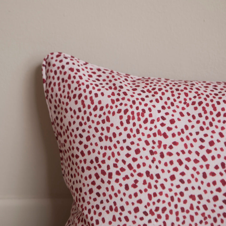 Rose Polka Cushion
