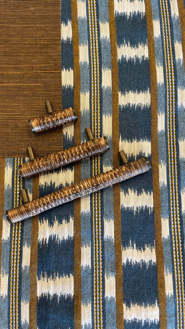 Riley Rattan Brown Handle - Small