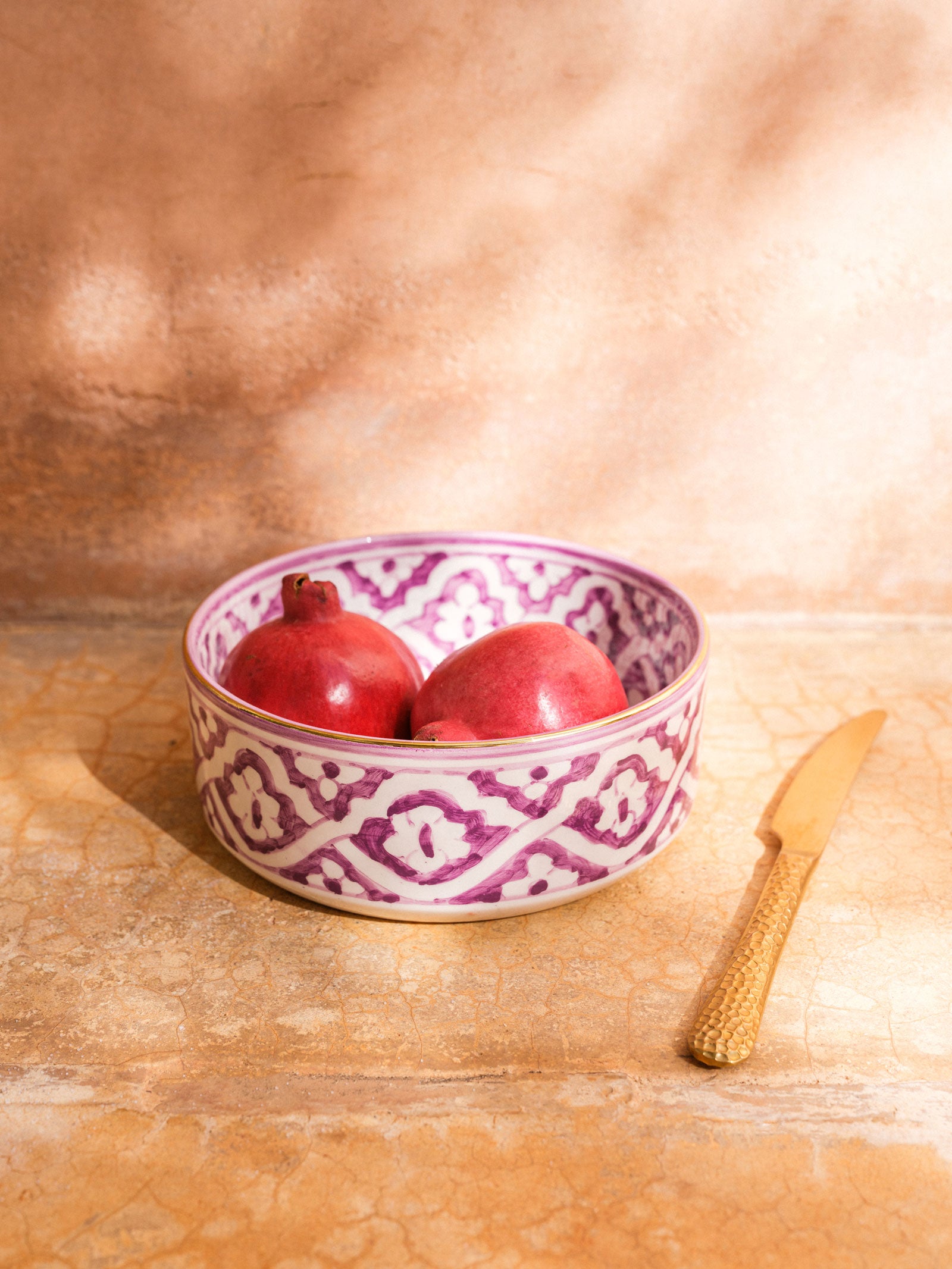Fassia Violet Straight Sided Salad Bowl