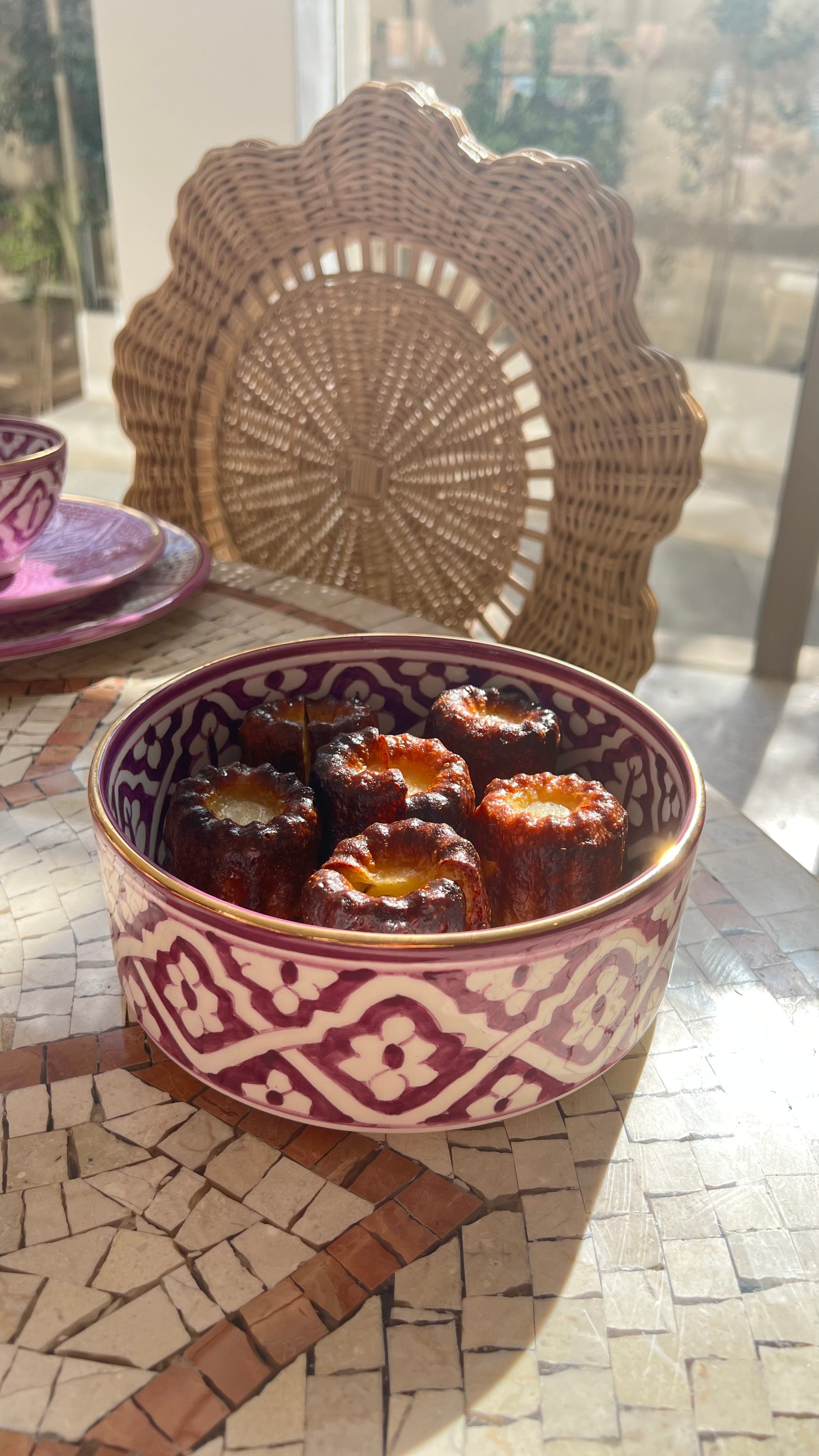 Fassia Violet Straight Sided Salad Bowl