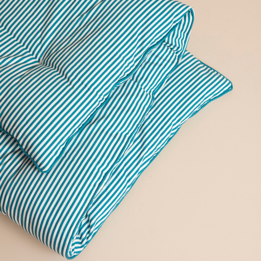 Turquoise Stripe Lounge Cushion