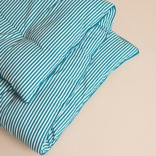 Load image into Gallery viewer, Turquoise Stripe Sofa Topper
