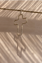 Load image into Gallery viewer, Beaded Wooden Cross
