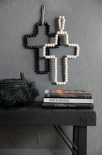 Load image into Gallery viewer, Beaded Wooden Cross
