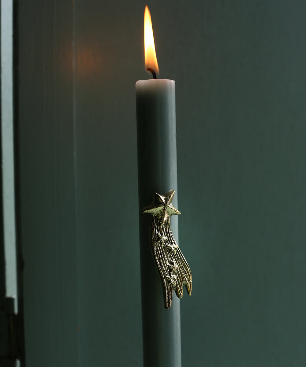 Brass Stella Candle Pin
